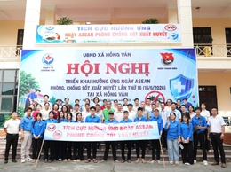 Xã Hồng Vân triển khai hưởng ứng ngày ASEAN phòng, chống sốt xuất huyết 15/6