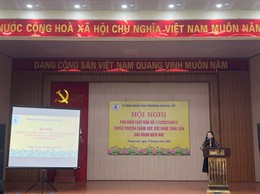 Phường Hoàng Liệt tổ chức tuyên truyền phổ biến Luật Dân số 1132025QH15 và tuyên truyền chăm sóc sức khỏe sinh sản giai đoạn hiện nay