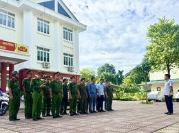 BAN CHỈ ĐẠO 197 XÃ ĐẠI THANH RA QUÂN KIỂM TRA, XỬ LÝ VI PHẠM TRẬT TỰ CÔNG CỘNG TRÊN TUYẾN ĐƯỜNG TẢ THANH OAI