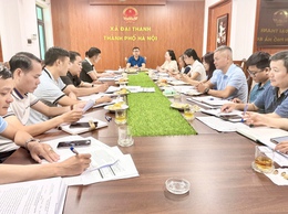 15 ngày tăng tốc công tác giải phóng mặt bằng dự án Khu đô thị thể thao quốc tế Hà Nội.