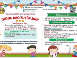THÔNG BÁO TUYỂN SINH NĂM HỌC 2026 – 2027