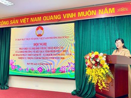 UB MTTQ VIỆT NAM PHƯỜNG BẠCH MAI TỔ CHỨC HỘI NGHỊ PHẢN BIỆN XÃ HỘI ĐỐI VỚI DỰ THẢO BÁO CÁO KẾT QUẢ THỰC HIỆN KẾ HOẠCH PHÁT TRIỂN KINH TẾ - XÃ HỘI 6 THÁNG ĐẦU NĂM VÀ PHƯƠNG HƯỚNG, NHIỆM VỤ TRỌNG TÂM 6 THÁNG CUỐI NĂM 2026.