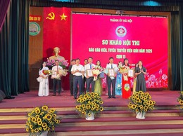 Xã Minh Châu giành giải Ba vòng sơ khảo Hội thi báo cáo viên, tuyên truyền viên giỏi năm 2026 cụm thi số 11 - Thành phố Hà Nội