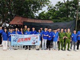 Đoàn Thanh niên Cộng sản Hồ Chí Minh xã Minh Châu ra quân tiếp sức mùa thi THPT năm 2026