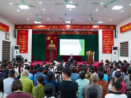 UBND xã Thượng Phúc tổ chức Hội nghị tập huấn kiến thức an toàn thực phẩm cho trên 200 đại biểu tham dự