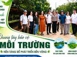 Chung tay bảo vệ môi trường – Nền tảng để xây dựng Minh Châu xanh, sạch, đẹp và phát triển bền vững.