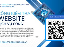 Trung tâm Phục vụ hành chính công Thành phố ra mắt Cổng thông tin kiểm tra Website Dịch vụ công chính thống
