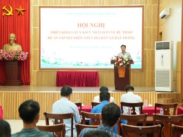 UBND xã Bát Tràng triển khai lấy ý kiến Nhân dân về Dự thảo Đề án sắp xếp thôn trên địa bàn xã