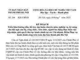 PHƯỜNG HỒNG HÀ: TẬP TRUNG NÂNG CAO NGHIỆP VỤ CHO ĐỘI NGŨ CÁN BỘ THEO MÔ HÌNH CHÍNH QUYỀN 02 CẤP