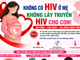 Không có HIV ở mẹ – Không lây truyền HIV cho con!