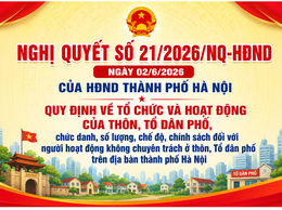 Nghị quyết số 21/2026/NQ-HĐND Thành Phố Hà Nội - Đột phá quản trị cơ sở, mở rộng dân chủ và nâng cao chất lượng cán bộ Thủ đô
