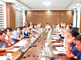 Hội nghị Ban Chấp hành Đảng bộ xã lần thứ 08 thông qua nhiều nội dung quan trọng