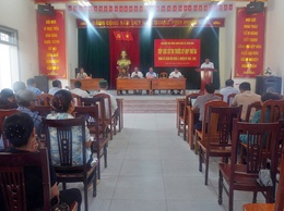 Tổ đại biểu số 3 HĐND xã Xuân Mai tiếp xúc cử tri trước kỳ họp thứ ba tại nhà văn hóa thôn Nam Hài