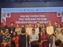 Xã Kiều Phú tham dự khai mạc Chợ phiên Kết duyên Sáng tạo 2026 và chương trình phát triển nghề thủ công trên nền di sản làng nghề Hà Nội