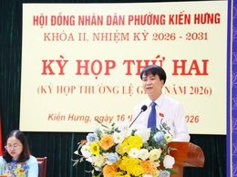HĐND phường Kiến Hưng tổ chức kỳ họp thứ II: Thẳng thắn chất vấn, hành động vì dân sinh