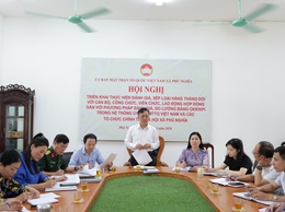 Phú Nghĩa: Sắp xếp, kiện toàn đội ngũ cán bộ MTTQ và các tổ chức chính trị - xã hội bảo đảm hoạt động thông suốt, hiệu quả