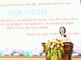 Quảng Bị phát động cao điểm thi đua 15 ngày ra quân tuyên truyền, hướng dẫn tích hợp tài khoản an sinh xã hội trên ứng dựng VneID
