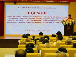 PHƯỜNG BẠCH MAI TRIỂN KHAI KẾ HOẠCH SẮP XẾP TỔ DÂN PHỐ TRÊN ĐỊA BÀN PHƯỜNG