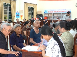 Chi trả gần 6,9 tỷ đồng tiền bồi thường, hỗ trợ giải phóng mặt bằng đợt 1 tại thôn Kim Bài