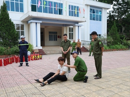 Xã Tam Hưng: Phát huy vai trò lực lượng dân phòng trong công tác phòng cháy, chữa cháy ở cơ sở