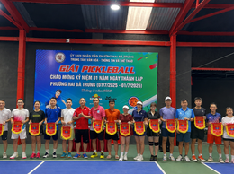 Giải pickleball phường Hai Bà Trưng năm 2026: Kết nối đam mê – Thắt chặt tình đoàn kết