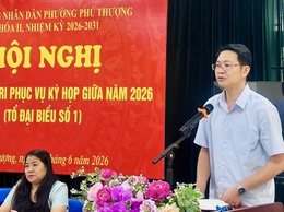 Phú Thượng tổ chức 6 hội nghị tiếp xúc cử tri trước kỳ họp thường lệ giữa năm 2026 HĐND phường khóa II