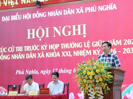 Tổ đại biểu số 02 Hội đồng nhân dân xã Phú Nghĩa khóa XXI tiếp xúc cử tri trước kỳ họp thường lệ giữa năm 2026