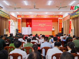 Xã Kiều Phú tổ chức khai mạc diễn tập tác chiến trong khu vực phòng thủ năm 2026
