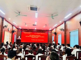 19 quần chúng ưu tú xã Liên Minh tham gia lớp bồi dưỡng nhận thức về đảng khóa II năm 2026