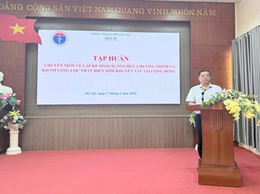 Sở Y tế Hà Nội tổ chức Hội nghị tập huấn chuyên môn về lập kế hoạch, tổ chức chương trình và khám sàng lọc phát hiện sớm khuyết tật tại cộng đồng