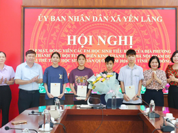 XÃ YÊN LÃNG GẶP MẶT, ĐỘNG VIÊN HỌC SINH THAM DỰ GIẢI THỂ THAO HỌC SINH PHỔ THÔNG TOÀN QUỐC NĂM 2026