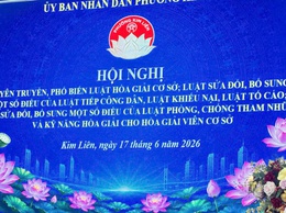 UBND phường Kim Liên tổ chức Hội nghị tuyên truyền, phổ biến pháp luật