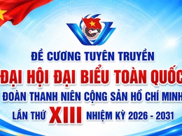 HƯỚNG DẪN TUYÊN TRUYỀN ĐẠI HỘI ĐẠI BIỂU TOÀN QUỐC ĐOÀN THANH NIÊN CỘNG SẢN HỒ CHÍ MINH LẦN THỨ XIII NHIỆM KỲ 2026 - 2031