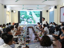 Hòa Lạc tổ chức Hội nghị rà soát ranh giới hành chính và trao đổi kinh nghiệm công tác giải phóng mặt bằng với xã Phú Cát.