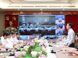 Ban Thường vụ Đảng ủy xã Hoài Đức tiếp sóng hội nghị về tiến độ các dự án trọng điểm và công tác giải phóng mặt bằng