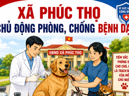 CHỦ ĐỘNG PHÒNG, CHỐNG BỆNH DẠI