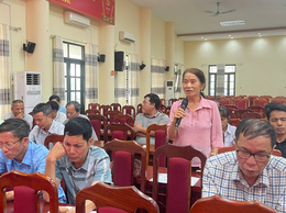 UBND xã Ô Diên tổ chức hội nghị lấy ý kiến Nhân dân về dự thảo Đề án, phương án sắp xếp thôn, tổ dân phố trên địa bàn xã