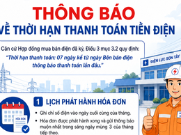 THANH TOÁN TIỀN ĐIỆN ĐÚNG HẠN, BẢO ĐẢM SỬ DỤNG ĐIỆN ỔN ĐỊNH