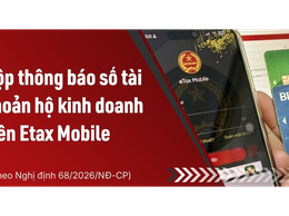 Nghĩa vụ pháp lý và lợi ích thiết thực cho hộ kinh doanh khi thông báo số tài khoản ngân hàng/số hiệu ví điện tử với cơ quan thuế