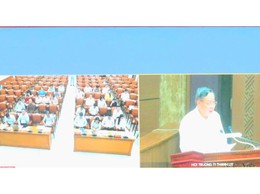XÃ KIM ANH THAM DỰ TRỰC TUYẾN HỘI THẢO KHOA HỌC CẤP QUỐC GIA VỀ MỘT SỐ VẤN ĐỀ LÝ LUẬN VÀ THỰC TIỄN VỀ HOÀN THIỆN MÔ HÌNH CHÍNH QUYỀN ĐỊA PHƯƠNG 2 CẤP