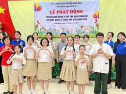 Trẻ em hạnh phúc, an toàn - nền tảng cho tương lai bền vững