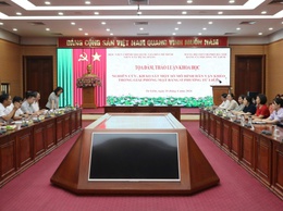 Tọa đàm, thảo luận khoa học Nghiên cứu, khảo sát một số mô hình dân vận khéo trong giải phóng mặt bằng