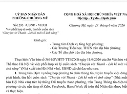 Phường Chương Mỹ tăng cường rà soát, thu hồi cuốn sách “Chuyện với Thanh - Lời kể mới về ánh sáng”