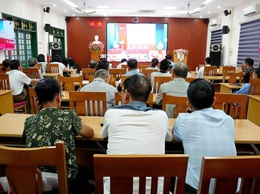 ĐẠI BIỂU HĐND THÀNH PHỐ HÀ NỘI - ĐƠN VỊ BẦU CỬ SỐ 14 TIẾP XÚC CỬ TRI TRƯỚC KỲ HỌP