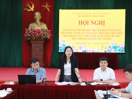 Thượng Phúc tăng cường giám sát, thúc đẩy giải ngân các dự án đầu tư công trên địa bàn xã