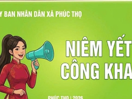 Niêm yết công khai bản tự công bố sản phẩm HKD Khuất Duy Quân thôn Phụng Thượng 2
