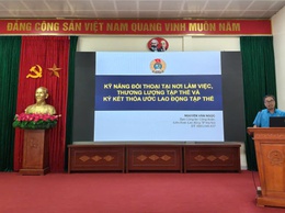 Công đoàn xã Thượng Phúc tham dự lớp bồi dưỡng nghiệp vụ công tác Công đoàn cơ sở năm 2026