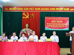 Tổ đại biểu số 3 HĐND xã tiếp xúc cử tri cụm Thanh Bình trước kỳ họp thường lệ giữa năm 2026 của HĐND xã