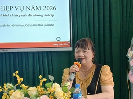 HỘI KHUYẾN HỌC XÃ VÂN ĐÌNH TỔ CHỨC HỘI NGHỊ TẬP HUẤN NGHIỆP VỤ KHUYẾN HỌC TRONG MÔ HÌNH CHÍNH QUYỀN ĐỊA PHƯƠNG HAI CẤP