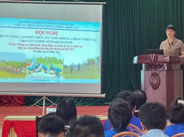 Tập huấn lực lượng xung kích phòng, chống thiên tai cấp xã năm 2026